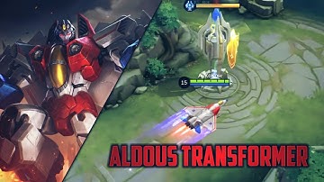 MLBB ALDOUS NEW TRANSFORMER SKIN STAR SCREAM REVIEW