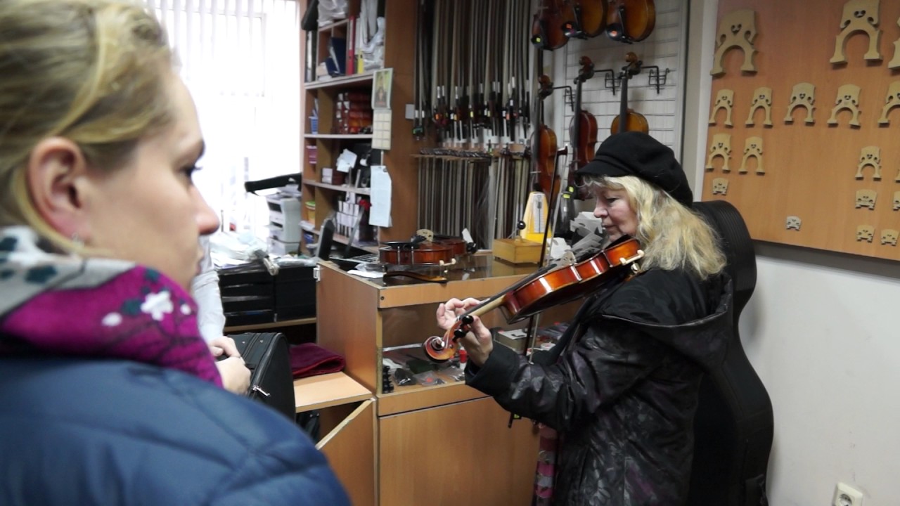 Покупка скрипки для Екатерины Санкт-Петербург 10.2016 год