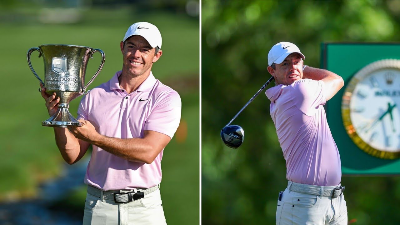 In a surprising victory, Rory McIlroy wins the Wells Fargo Championship with FIVE strokes