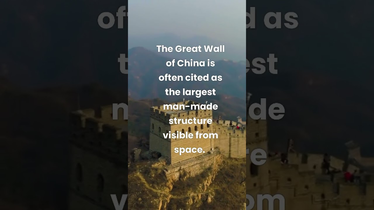 Do you know the largest man-made structure visible from space?