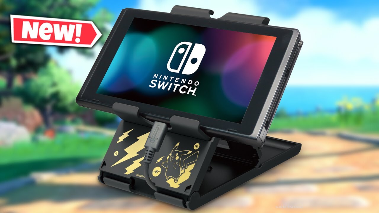 Nintendo Switch Hori PlayStand Pikachu Black & Gold Edition
