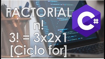 FACTORIAL de un numero n❗ por medio de CICLOS en C#