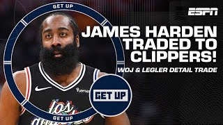 🚨 James Harden to the Clippers 🚨 Woj \& Tim Legler break down the blockbuster trade | Get Up
