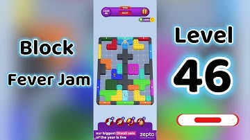 Block Fever Jam Level 46 Walkthrough 🎮 | Puzzle Solution & Tips | SolutionGuruji
