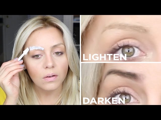 To Lighten Or Darken Your Eyebrows