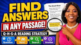 How to Find Answers in Any Reading Passage | Q-H-S-A Strategy