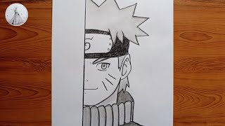 How to draw Naruto step by step | How to draw anime character | Anime drawing | Naruto character