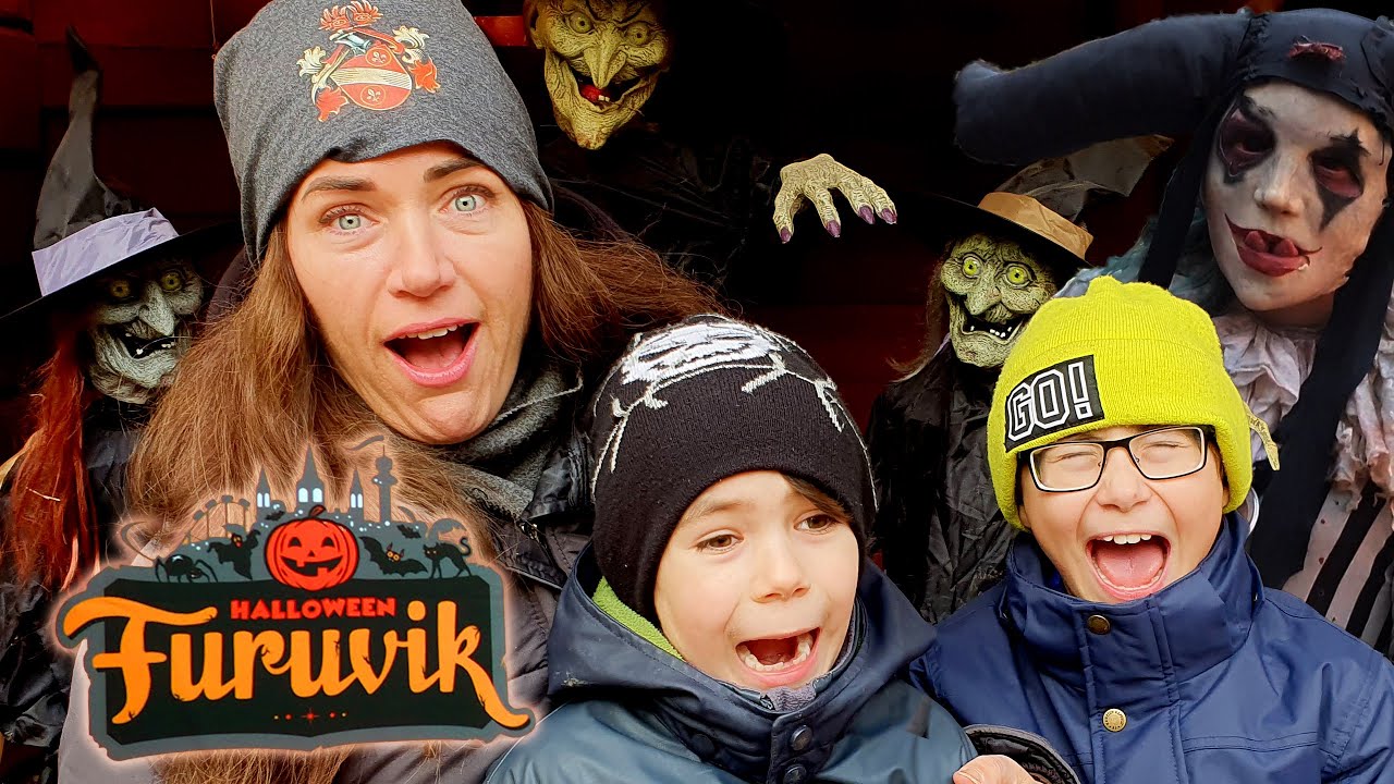Halloween på Furuvik; vi träffar dödgrävare, zombies och mamma blir