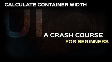 Semantic UI tutorial- Calculate Container width