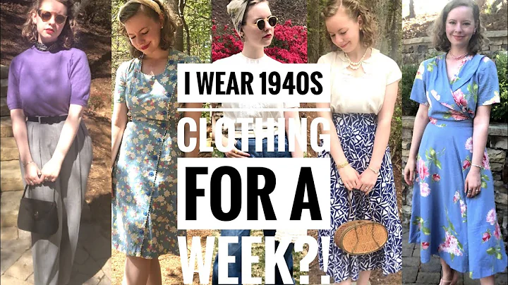 WEARING 80 YEAR OLD CLOTHES FOR A WEEK?!