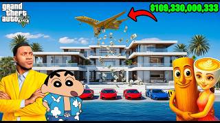 Franklin & Shinchan Made Tung Tung Sahur & Ballerina Billionaires in GTA 5 // Sumit OP screenshot 4