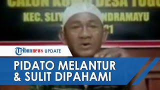 Viral Video Pidato Calon Kades di Indramayu Ngelantur, Bahasa Sulit Dipahami, Begini Faktanya