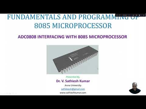 ADC Interfacing with 8085 Microprocessor - YouTube