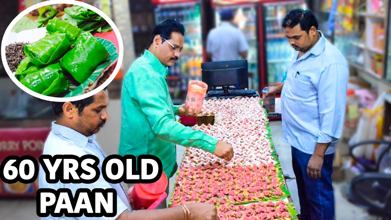 Amazing Sweet paan with Mixture of 35 Ingredients || Indian Street Food | Street Byte