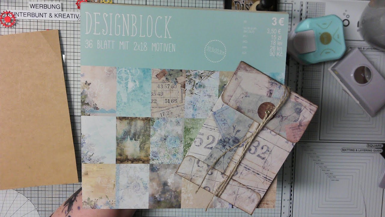 ❣️  one-sheet -wonder mit einen Block von Tedi ❣️