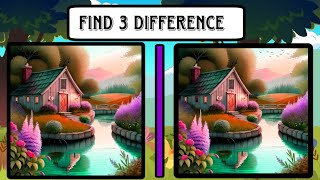 Spot the difference | Find 3 Differences | Quiz | ChooseFun | Attention games screenshot 3