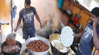 Kakinada Kaja Recipe &amp; White Rasgulla Sweets Making At Subbayya Gari Hotel | Indian Street Food