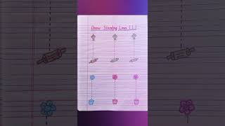 #Worksheet on line #standing line# sleeping line #slanting line #curved line