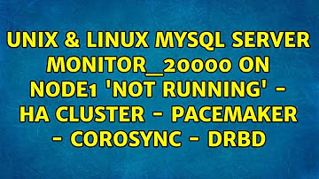 MySQL Server monitor_20000 on node1 