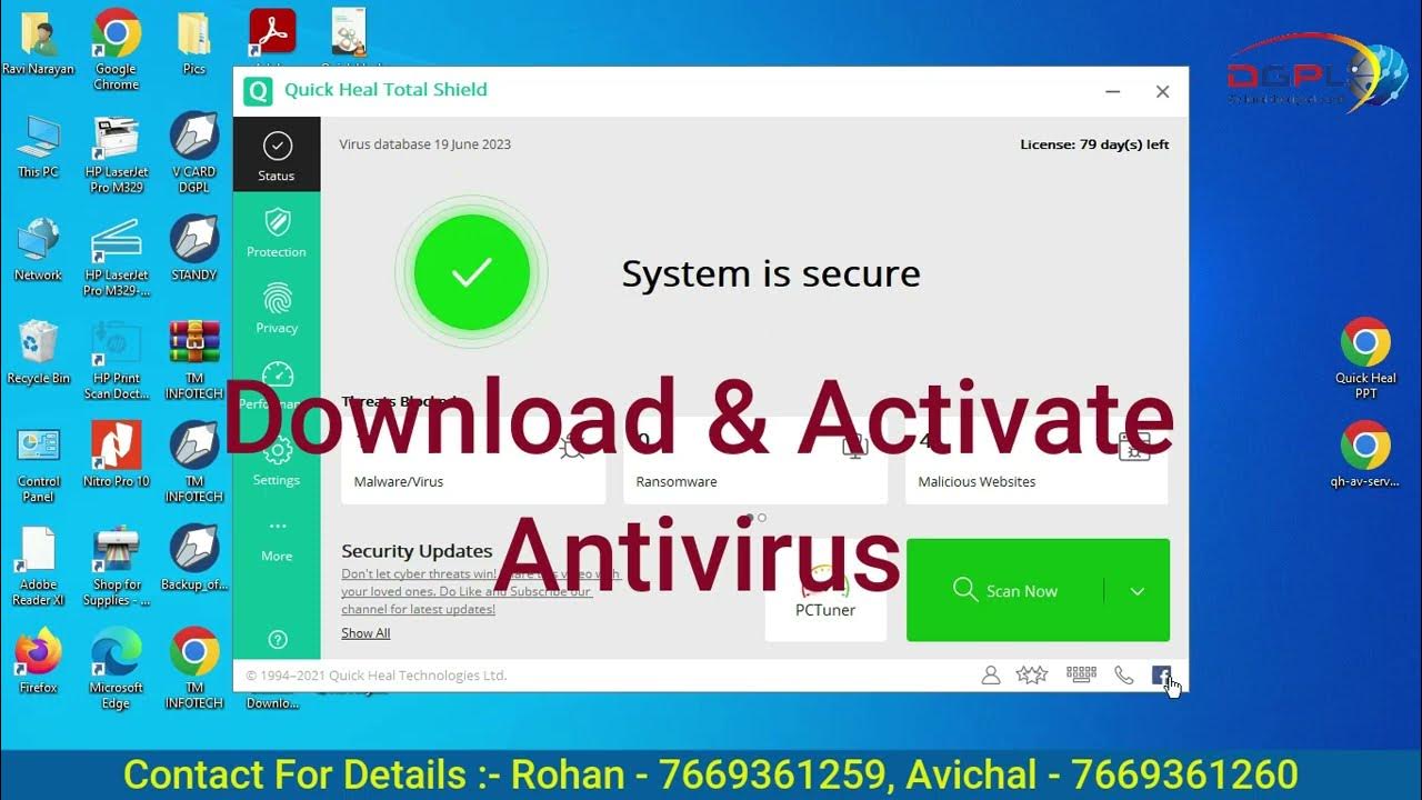 Quick Heal Total Shield Antivirus Install Without CD How To Install