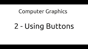Qt Creator Basics for Computer Graphics - Part 2: Using Buttons to draw circles
