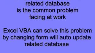 Auto Update Database When Change of Form