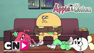 ELMA VE SOĞAN | Burger'in Trambolini | Cartoon Network Türkiye Resimi