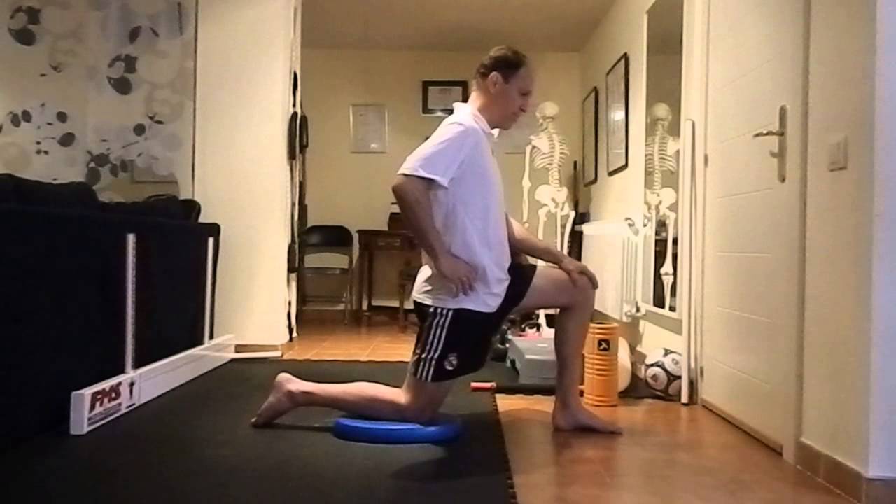 fisioterapia laser Estirar flexores cadera movimientos repetitivos