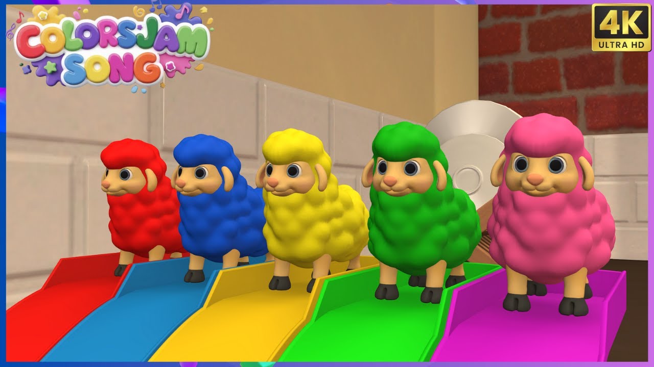 Colorful Slide Song 🛝🌈 | Learn Colors for Kids | Fun Nursery Rhymes