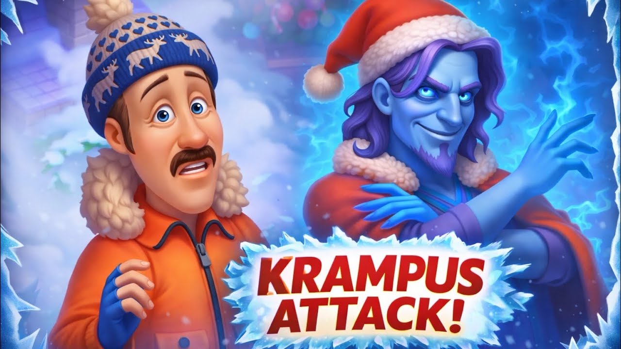 Homescapes Winter Event | Krampus Attack!❄️