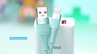 (HOT)BASIKE Kabel Data Type C Charger Fast Charging for Samsung Xiaomi Vivo Oppo Macaron Tahan Lama