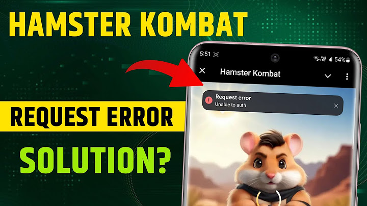 Hamster Kombat Request Error Unable to auth | Hamster Kombat request error problem