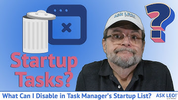 What Can I Disable in Task Manager’s Startup Tab?