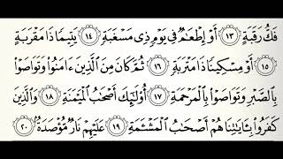 سورة البلد القارئ عبدالرحمن الجريذي