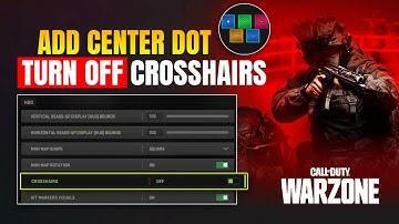 How to Add Center Dot And Turn Off Crosshairs in Warzone on PC