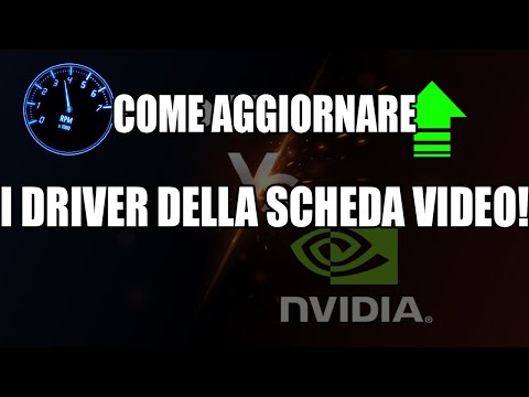 Video: Come Aggiornare La Versione Del Driver Grafico