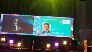 Savills Robert Dunne Accepts 2017 REIQ Award for Commercial Salesperson of the Year