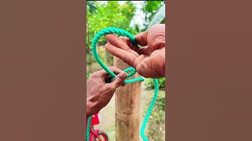 Handmade rope knot