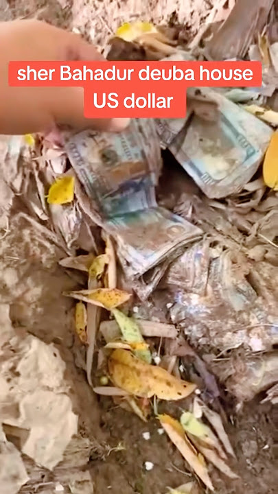 Sher Bahadur Deuba’s house full of money 💰 💵 #protestforchange #funny #corruption