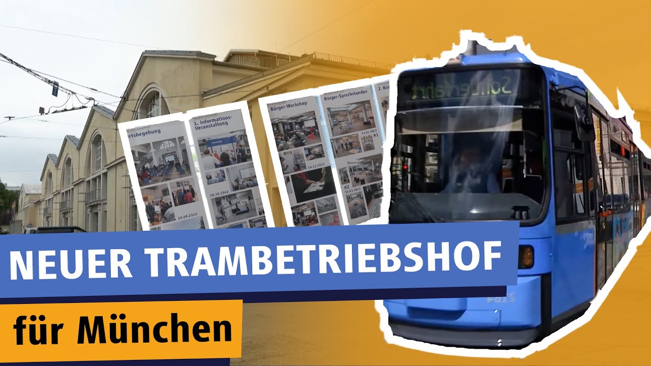 Neuer Tram-Betriebshof für München