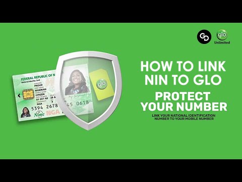 How to Link NIN to GLO Quickly Under 1min | National Identity Number