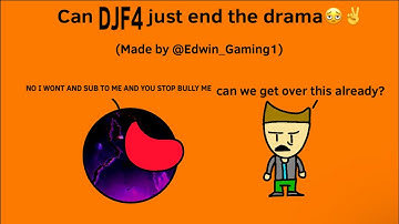 Kan @DJF4YT gewoon een einde maken aan het drama? 🫩✌️ (ook mijn laatste video over @DJF4YT)
