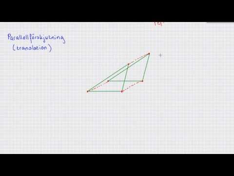 Symmetriska transformationer - parallellförskjutning