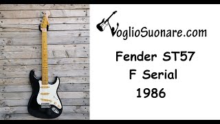 1986 Fender Stc57 F Serial Mij Stratocaster