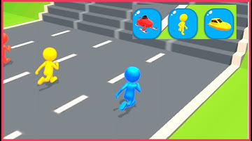 Shape Shifting Run Game // Walkthrough level 21