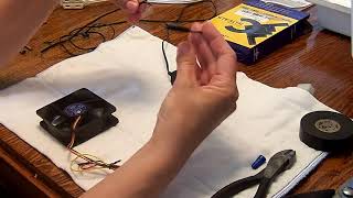 How to wire a computer fan to a plug