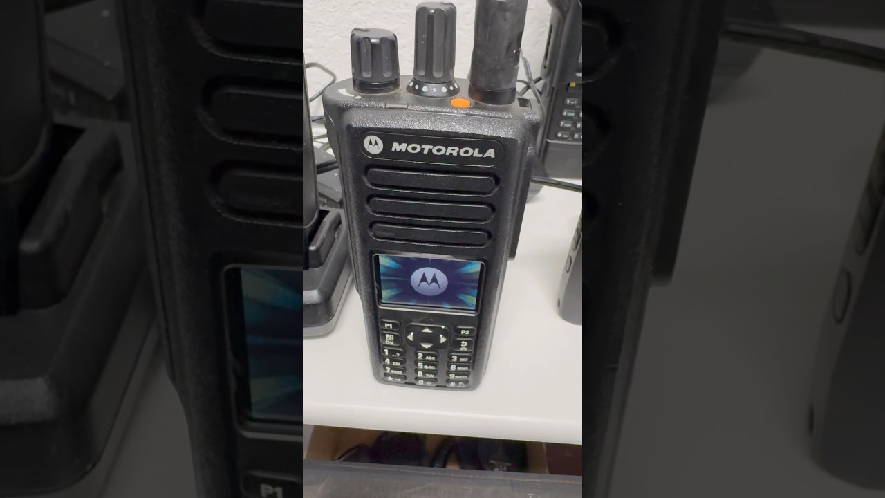 Motorola Mototrbo XPR7580 Startup Sound!
