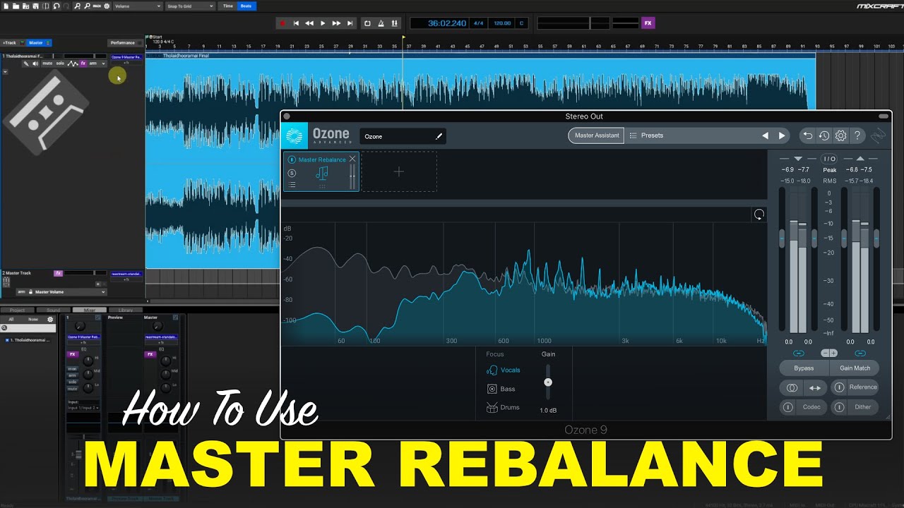 How To Use Ozone Master Rebalance In Tamil Izotope Ozone 9 YouTube