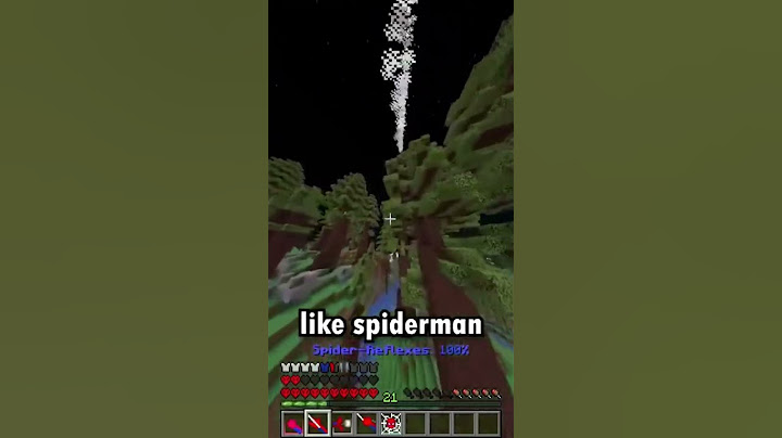 Become Spiderman in Minecraft!