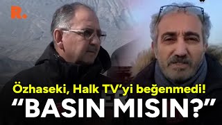 Bakan Özhaseki Halk Tv Muhabirinin Sorusunu Beğenmedi Basın Mısın?